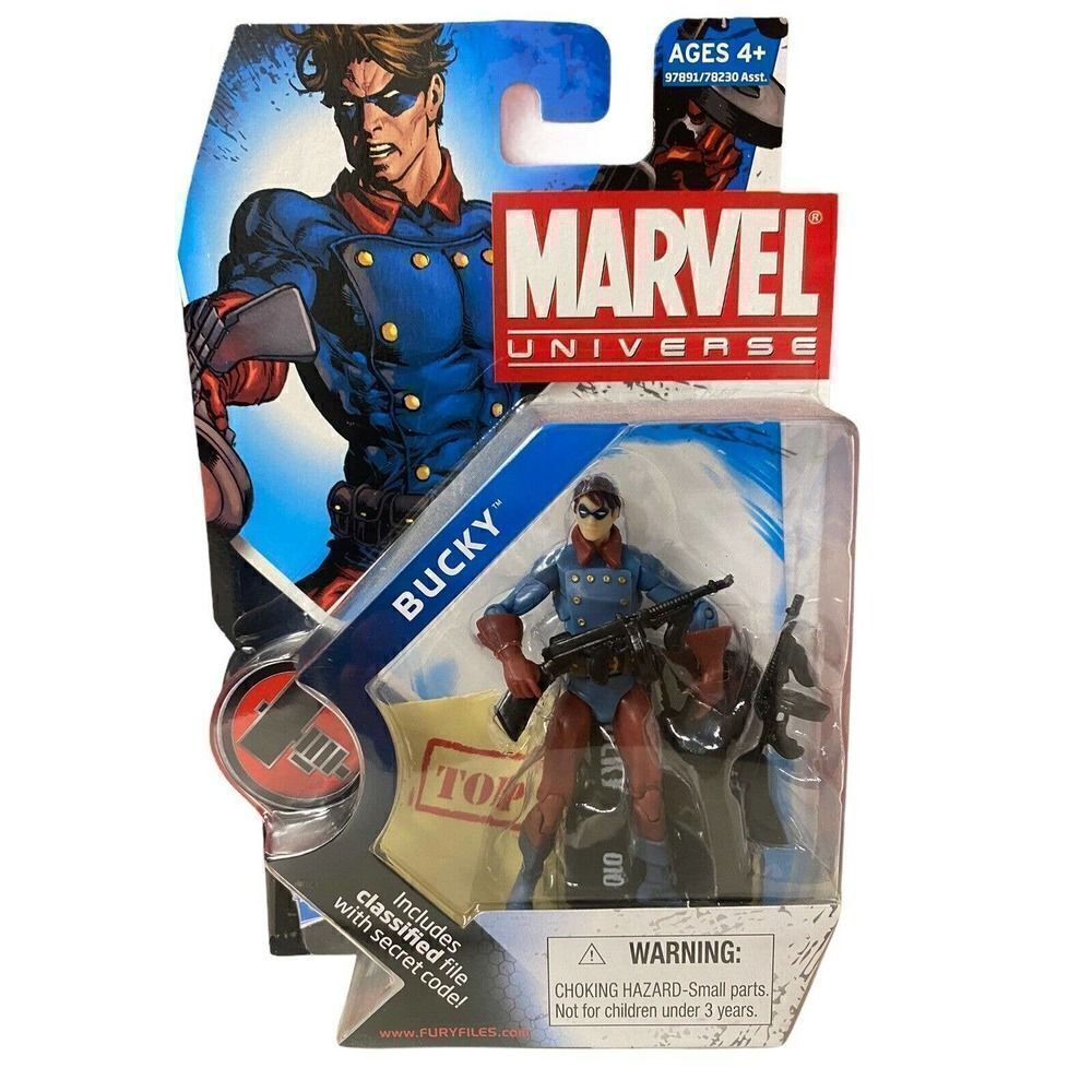 Bucky - Marvel Universe - #010 Series 2 - 3.75 - Hasbro - Collector
